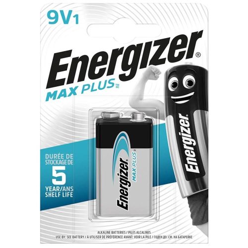 Energizer Max Plus Alkáli 9V Elem B1