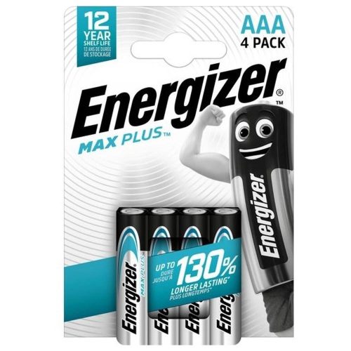 Energizer Max Plus Alkáli Mikro Elem AAA B4
