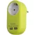 AVIDE Entac Hálózati Adapter 1 Földelt Aljzat És 2 Usb (Össz. 2.1A) Lime