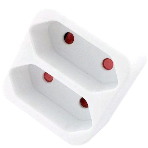 AVIDE Entac Hálózati Adapter 2 Aljzat (2 Euro)