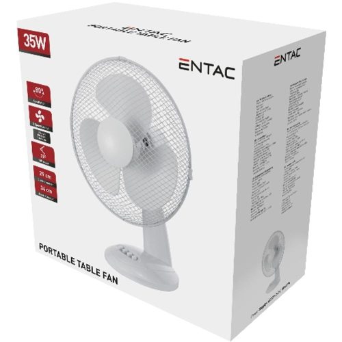 AVIDE Entac Hordozható Asztali Ventilátor 35W