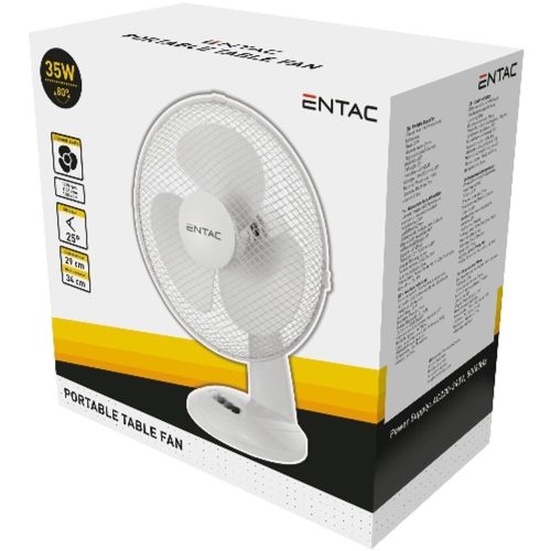 AVIDE Entac Hordozható Asztali Ventilátor 35W