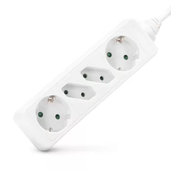 Entac M1 Elosztó 4 Foglalat 2x16A 2x2.5A 1,5m 3G1.5