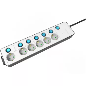   Entac Elosztó 6 Foglalat Különálló Kapcsolóval 1.5m 3G1.5