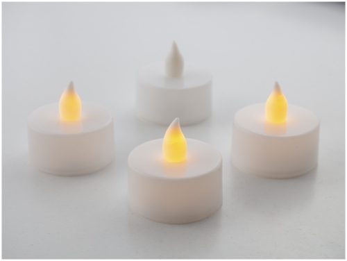 Entac Teamécses meleg fehér Villogó Fehér 3.7x3.7cm AG3 incl.