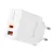 Entac Hálózati gyorstöltő PD & QC, USB + USB-C, 20W, fehér
