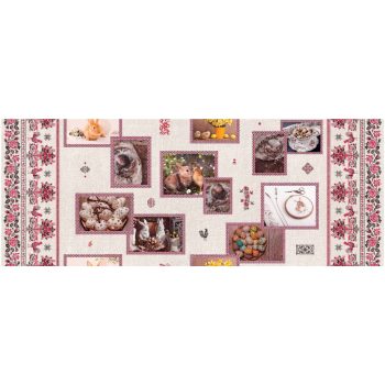 Húsvéti Asztalterítő Vegyes mintás 100x140cm