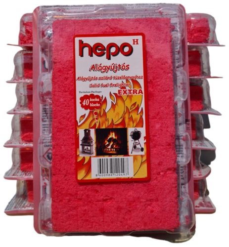 Hepo Extra Alágyújtós Szilárd Tüzelőanyaghoz