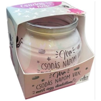 Illatgyertya Poharas Csodás Nap 70g