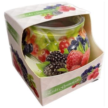 Illatgyertya Poharas Erdei Gyümölcsök 70g