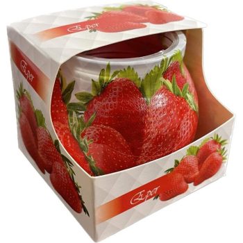 Illatgyertya Poharas Eper 70g