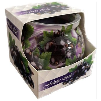 Illatgyertya Poharas Fekete Ribizli 70g