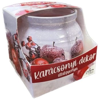 Illatgyertya Poharas Karácsonyi Dekor 2 70g