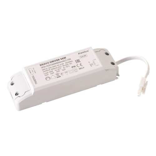 Kanlux LED tápegység KANLUX BRAVO DRIVER / BRAVO DRIVER 36W táp 800mA