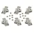 Kanlux BRAVO szerelő klipsz KANLUX BRAVO CLIPS / CLIPS BRAVO S/P 12030 klipsz