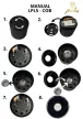 NEDES 15°-os lencse LED-es lámpatesthez LPL522C, LPL522CB - L51015