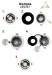 NEDES 24°-os lencse LED-es lámpatesthez LDL721 - L70724