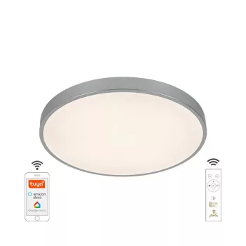   Nedes LED mennyezeti lámpa opál+távvezérlő+Wifi 48W - LC902AS/SI