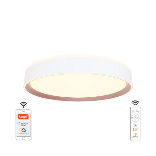 Nedes LED mennyezeti lámpa opál+távvezérlő+Wifi 48W - LC902M