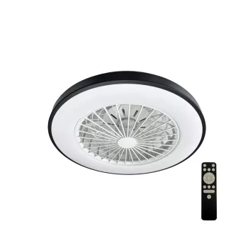   Nedes LED mennyezeti lámpa OPAL + mennyezeti ventilátor + távvezérlő 48W