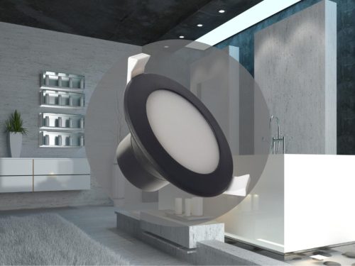 NEDES LED fény 7W/IP44/DR01/SMD/4000K/BK - LDL153/B