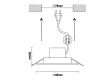NEDES LED fény 7W/IP44/DR01/SMD/4000K/BK - LDL153/B