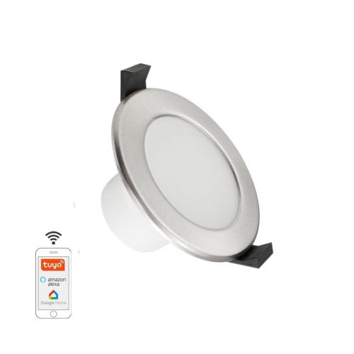 Nedes LED fény WIFI 7W/IP44/3000K-6500K/SI - LDL163/SW