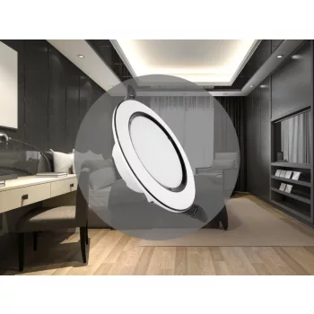 NEDES LED fény 7,5W 4000K / SMD / WH-BK - LDL321WB