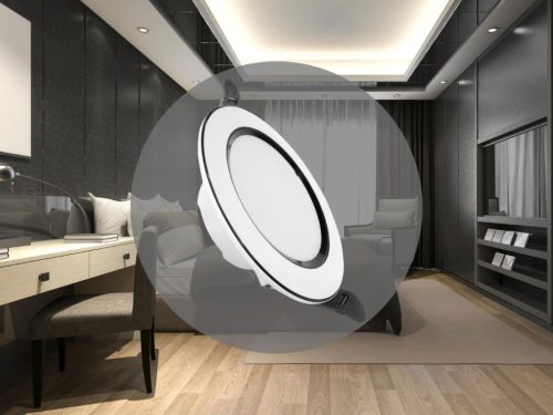 NEDES LED fény 7,5W 4000K / SMD / WH-BK - LDL321WB