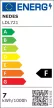 NEDES LED fény 7W 4000K / COB / WH - LDL721