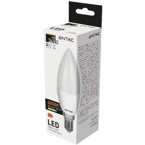 AVIDE Entac Led Candle E14 4W Nw 4000K