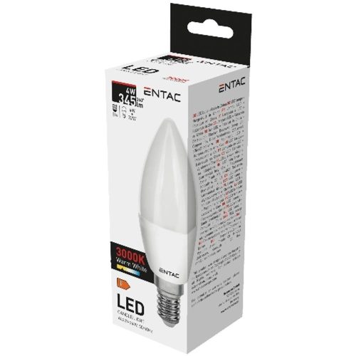 AVIDE Entac Led Candle E14 4W Ww 3000K
