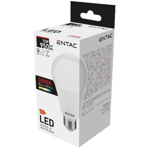 AVIDE Entac Led Globe E27 10W Ww 3000K