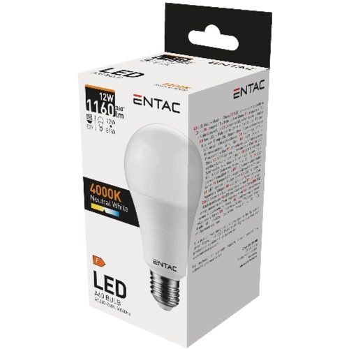 AVIDE Entac Led Globe E27 12W Nw 4000K