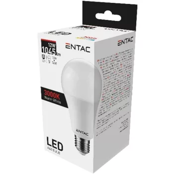 AVIDE Entac Led Globe E27 12W Ww 3000K