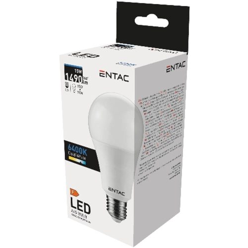 AVIDE Entac Led Globe E27 15W Cw 6400K