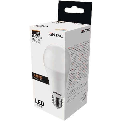 AVIDE Entac Led Globe E27 18W Nw 4000K