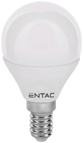 Entac LED Mini gömb E14 6,5W hideg fehér 6400K