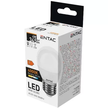 AVIDE Entac Led Mini Globe E27 4W Nw 4000K