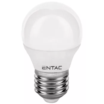 Entac LED Mini gömb E27 6,5W természetes fehér 4000K