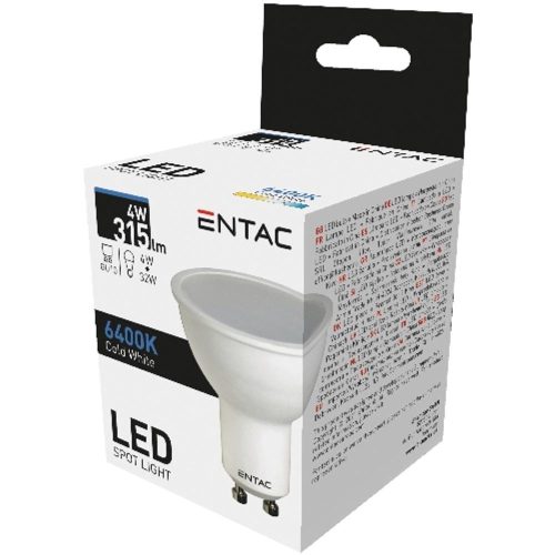 AVIDE Entac Led Spot Wide Angle Gu10 4W Cw 6400K