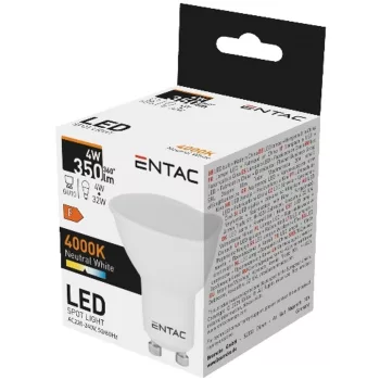 AVIDE Entac Led Spot Wide Angle Gu10 4W Nw 4000K