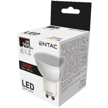 AVIDE Entac Led Spot Wide Angle Gu10 4W Ww 3000K
