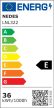 NEDES LED lámpatest 36W / IP65 /1200 / 4000K - LNL322