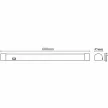 NEDES LED lámpatest 15W / IP44 LB11 / 600 / SMD / 4000K / CH - LNL7221/CH