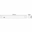 NEDES LED lámpatest 15W/IP44 LB02 / 600 / SMD / 4000K - LNL7321/WH