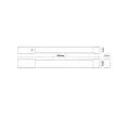 NEDES LED lámpatest aljzattal 15W / IP44 / 600 / CCT - LNL7621/WH
