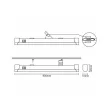 Nedes LED lámpatest 15W/IP20 BL/900/2835/4000K - LNL923