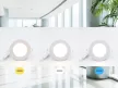 NEDES LED beépített panel 6W / PR / SMD / 3000K - 4000K - 6000K / WH - LPL131