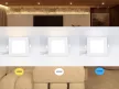 NEDES LED beépített panel 6W / PS / SMD / 3000K - 4000K - 6000K / WH - LPL231